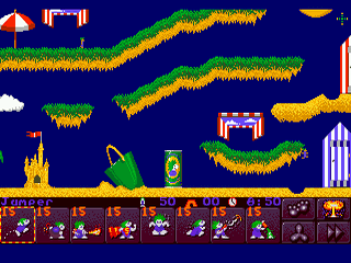 Lemmings 2: The Tribes screenshot 5 for Sega Mega Drive